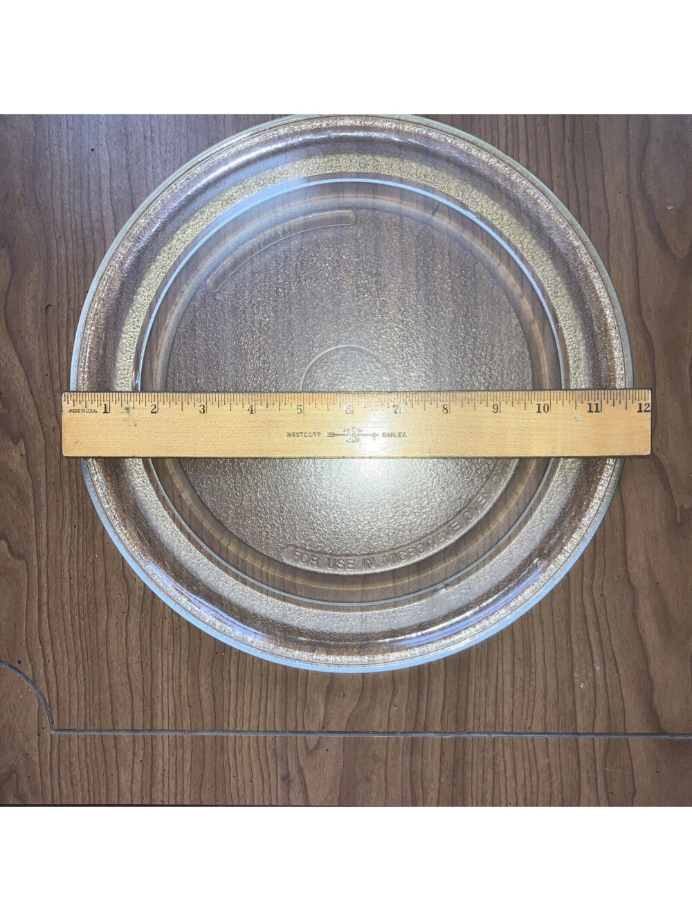 Whirlpool OEM Microwave Glass Turntable Tray 11.5" + 8205148 Roller Support